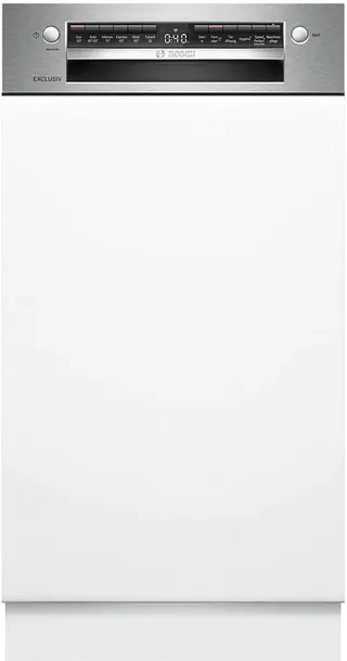 Serie 4, Teilintegrierter Geschirrspüler, 45 cm, Gebürsteter Stahl SPI4ELS01D